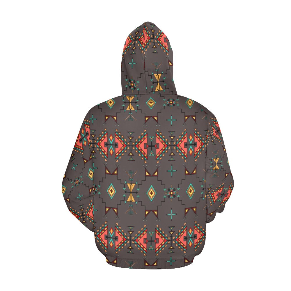 Thunder Flight Gray Hoodie for Men