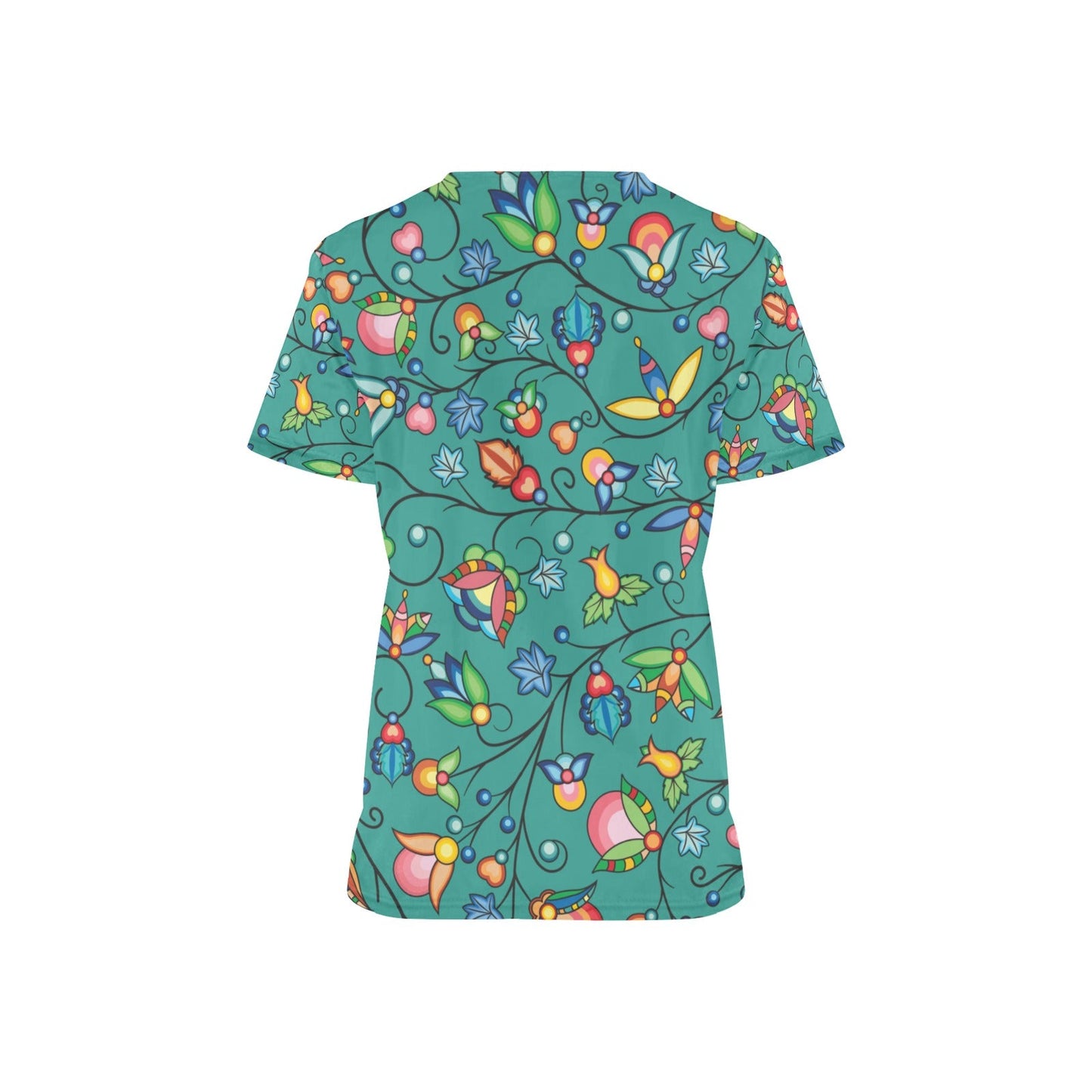 Prairie Plains Spirit Afternoon Sky Scrub Top