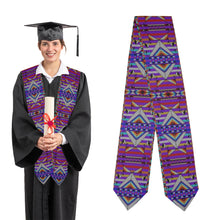 Load image into Gallery viewer, Medicine Blessing Purple Graduation Stole
