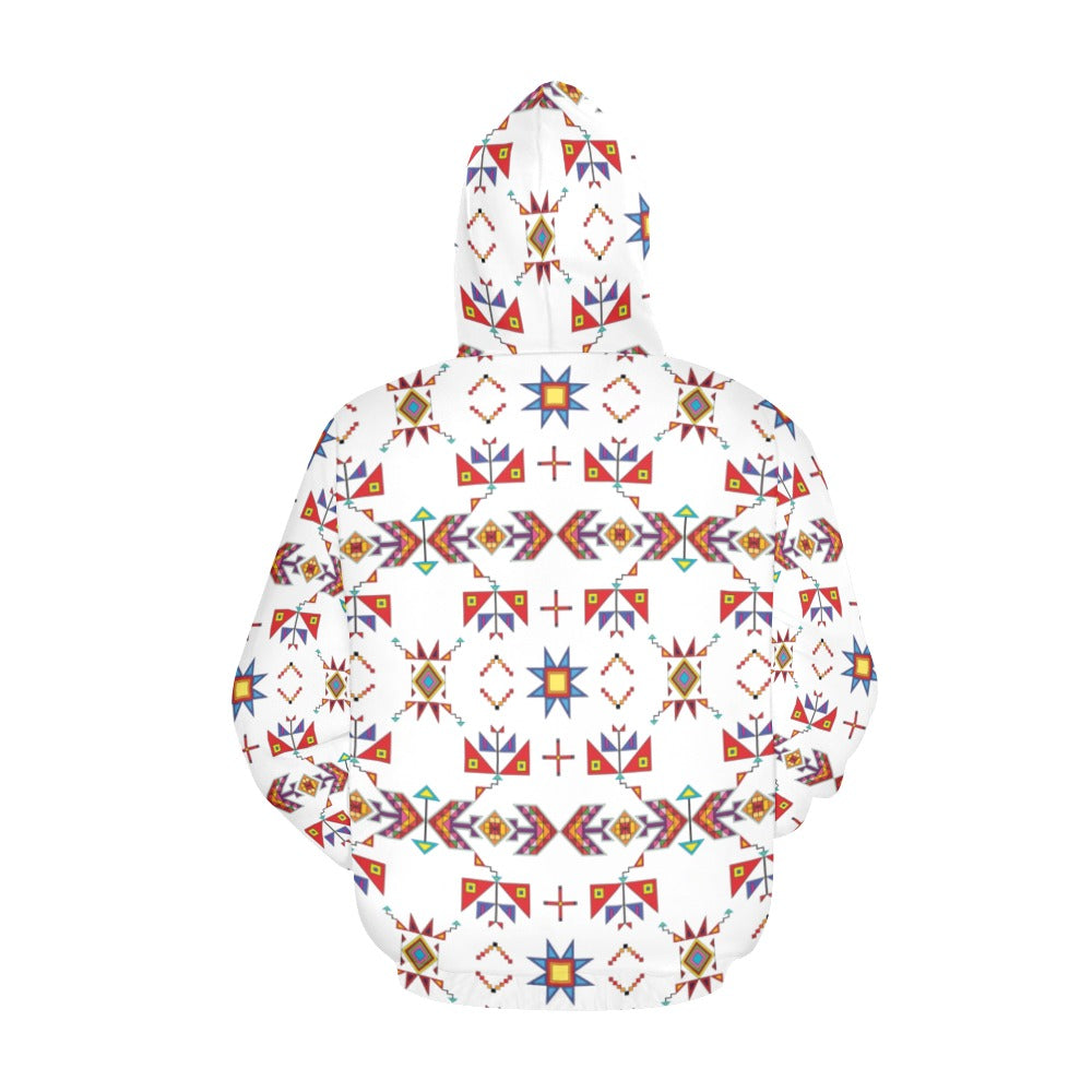 Scattered Generations White Hoodie for Women