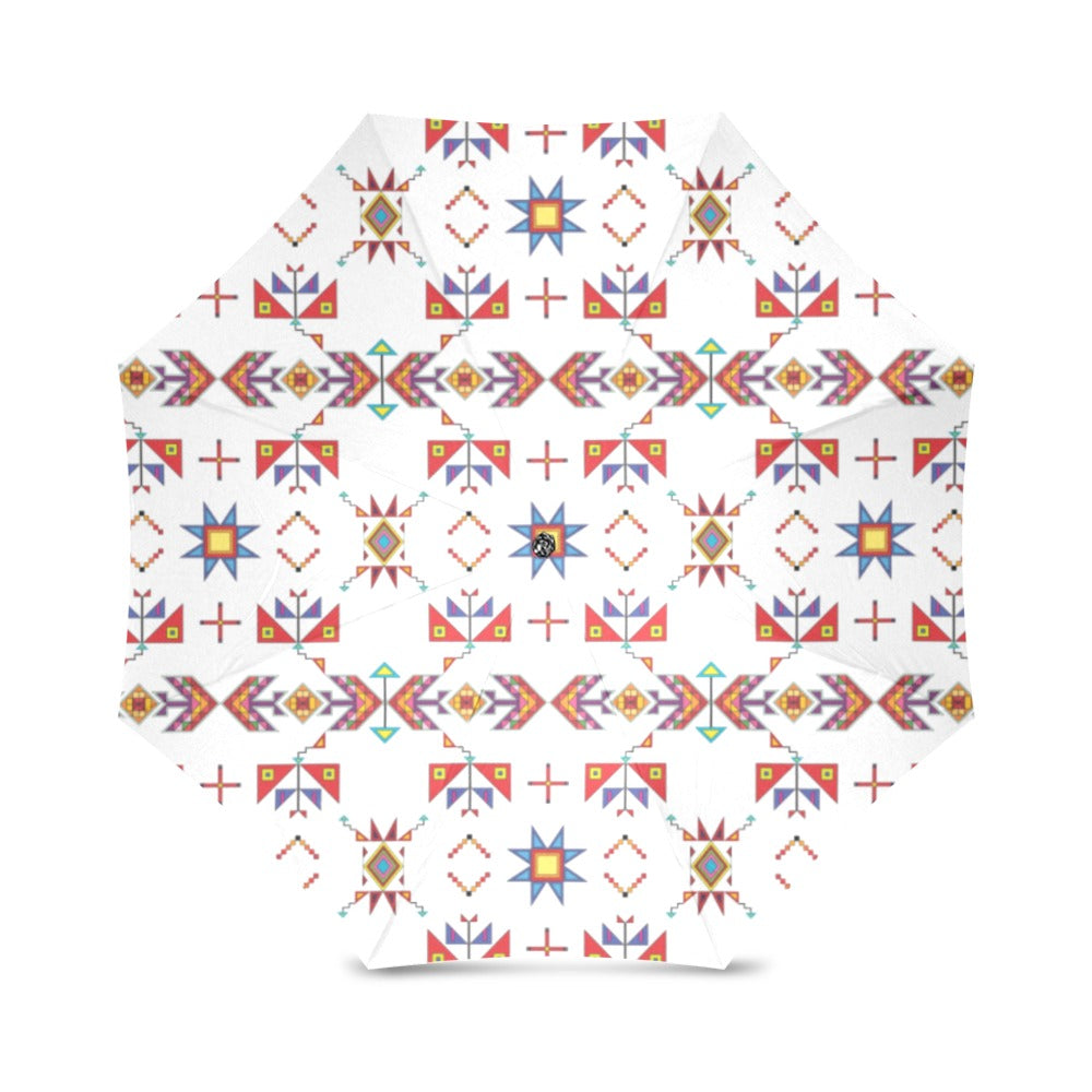 Scattered Generations White Foldable Umbrella