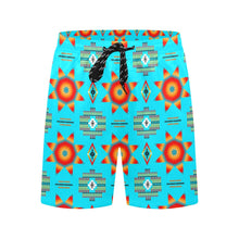 Load image into Gallery viewer, Rising Star Harvest Moon Men&#39;s Mid-Length Beach Shorts
