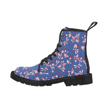 Load image into Gallery viewer, Swift Floral Peach Blue Boots
