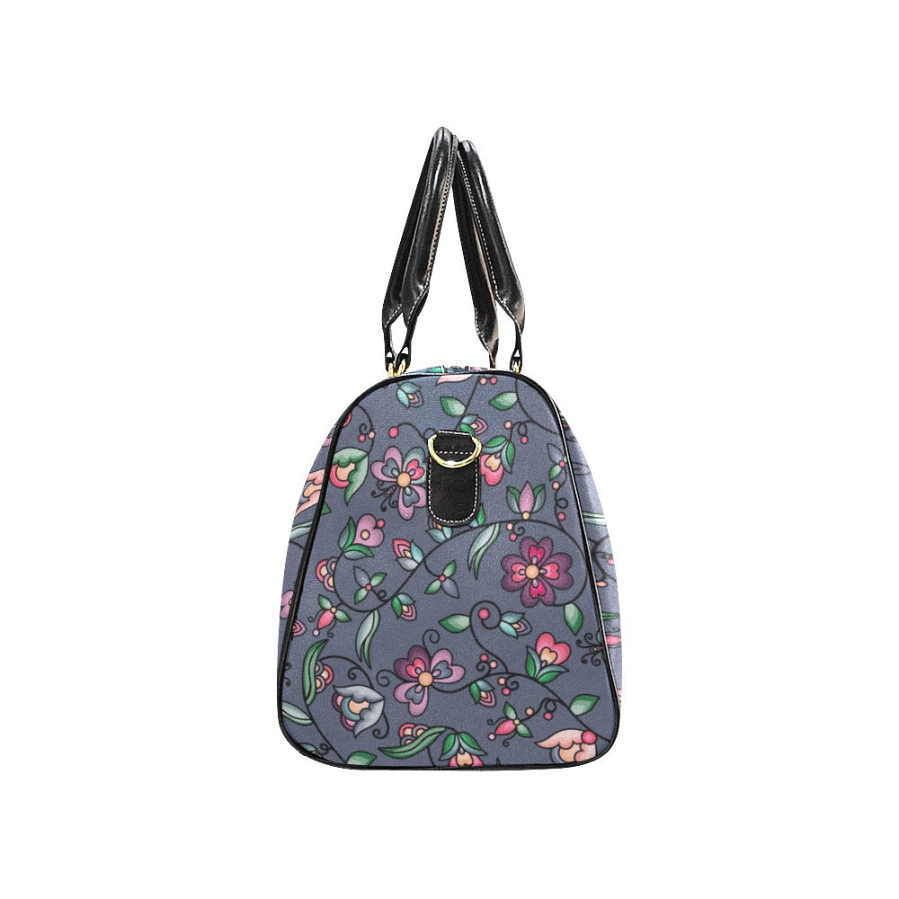 Amber Evening Garland Blue Large Travel Bag