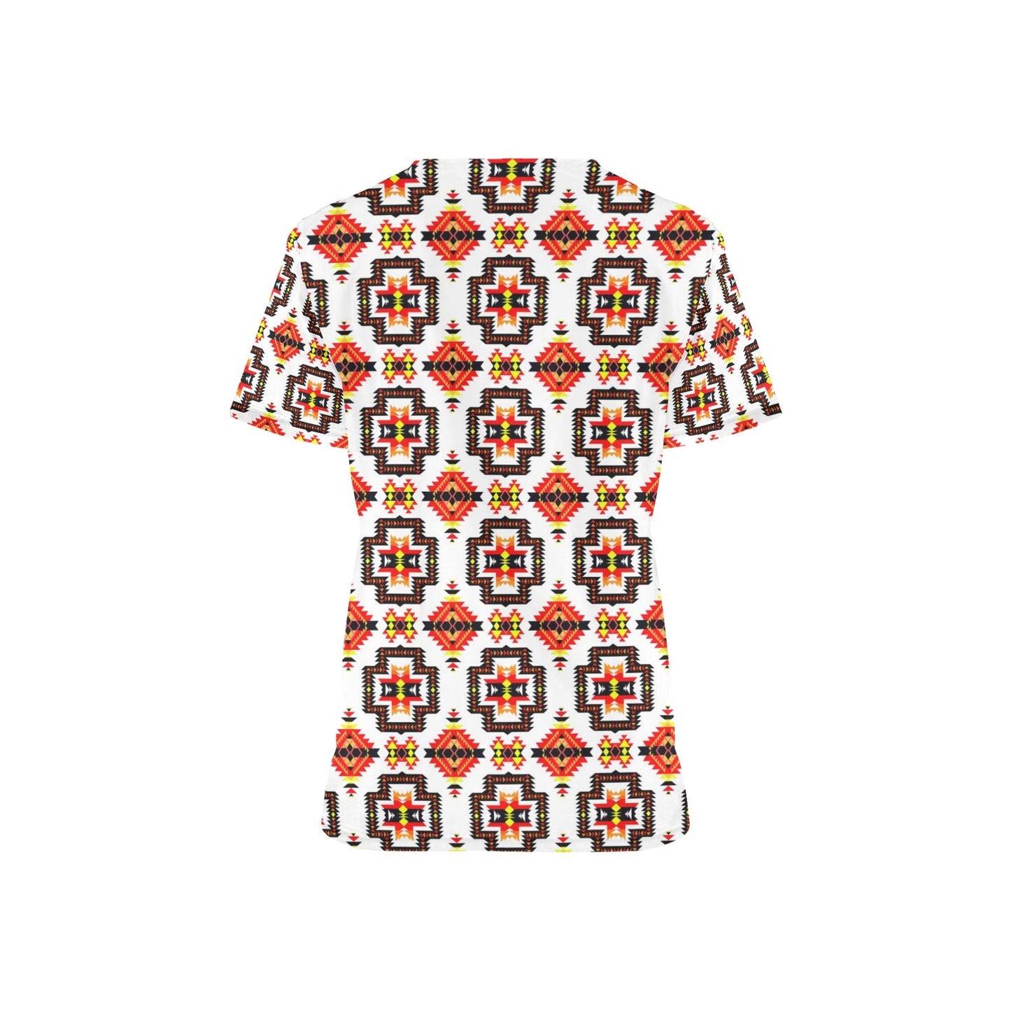 Pretty Blanket White Canyon Scrub Top
