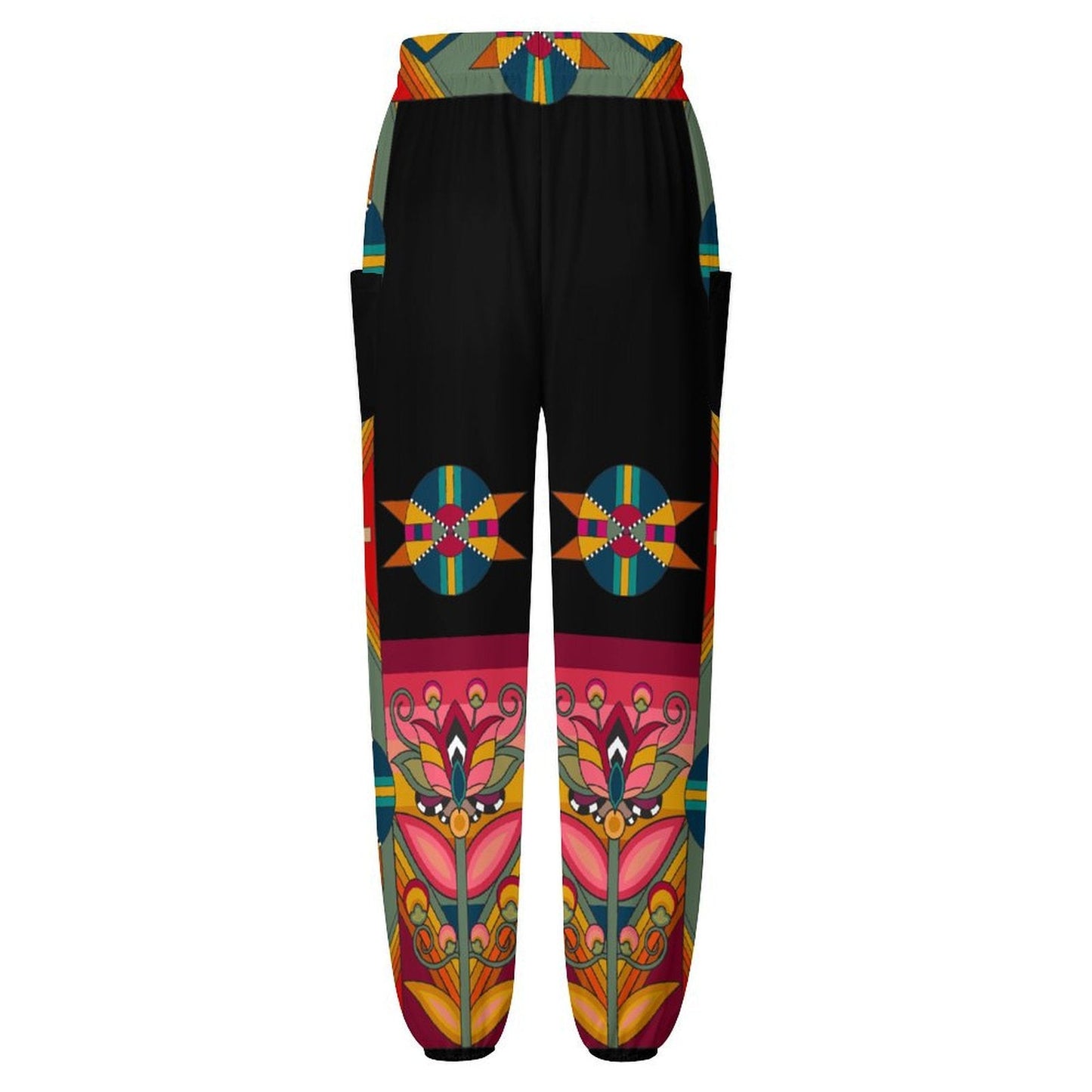 Ochre Glow Black Ribbon Joggers