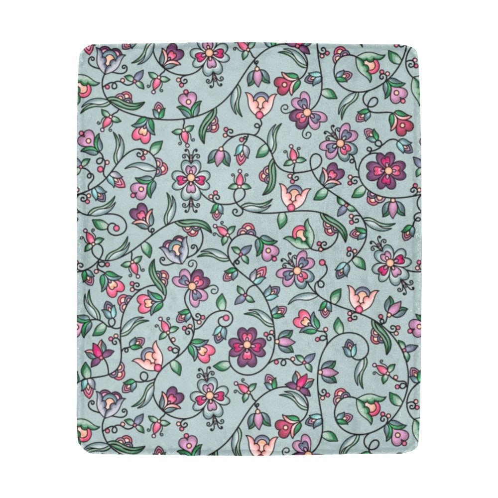 Amber Evening Garland Turquoise Ultra-Soft Micro Fleece Blanket 50"x60"