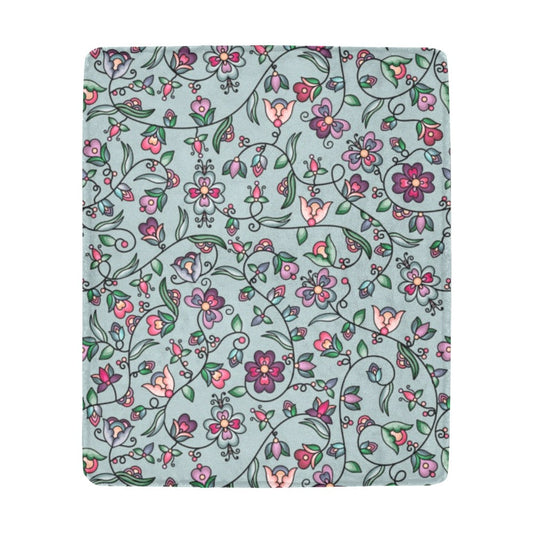 Amber Evening Garland Turquoise Ultra-Soft Micro Fleece Blanket 50"x60"