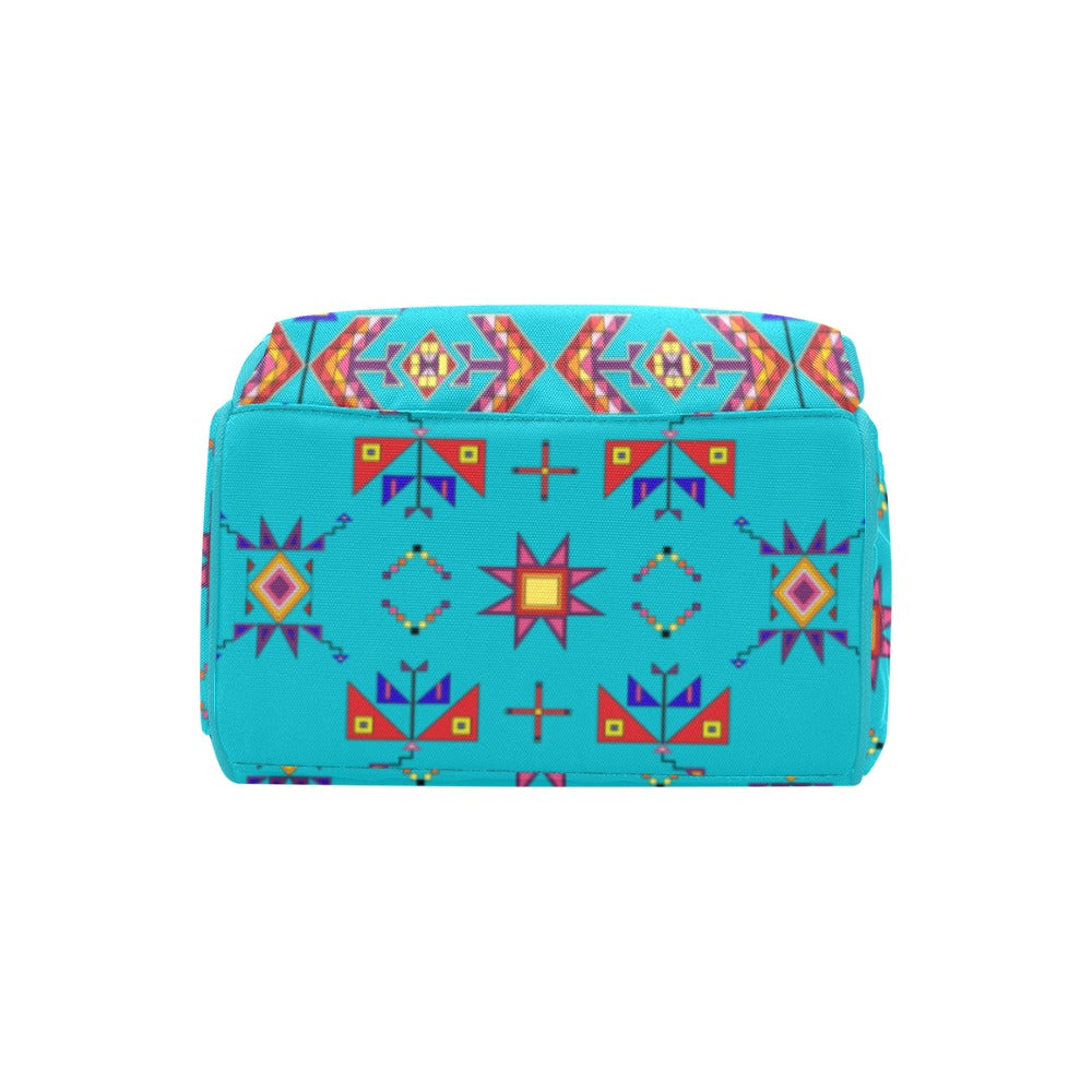 Scattered Generations Turquoise Multi-Function Diaper Backpack
