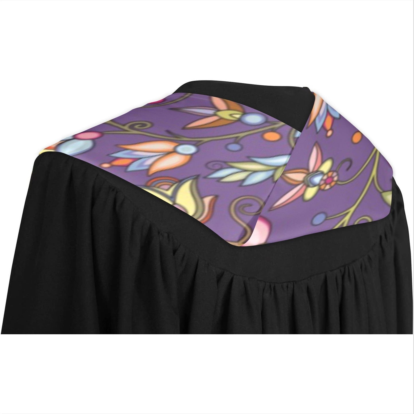 Buffalo Bloom Nightcloud Graduation Stole