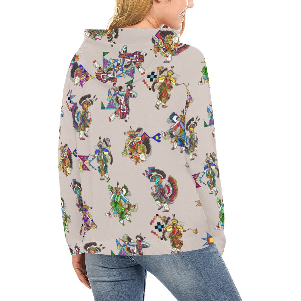 Men's Fancy Dancers Muslin Hoodie for Women