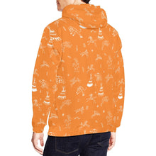 Load image into Gallery viewer, Ledger Dabbles Orange Hoodie for Men
