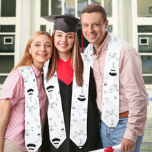 Load image into Gallery viewer, Ledger Dables White Graduation Stole
