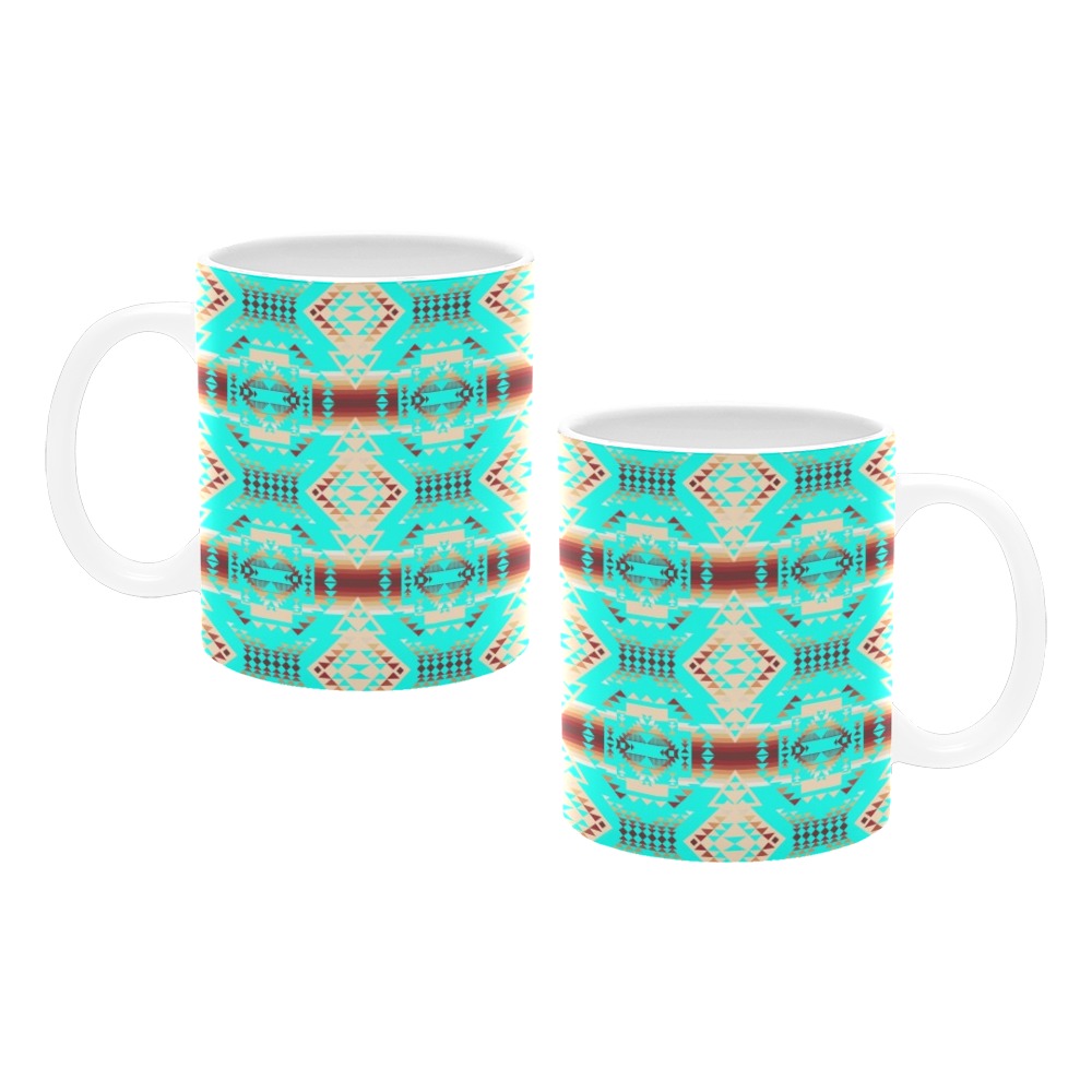 Gathering Earth Turquoise Mug