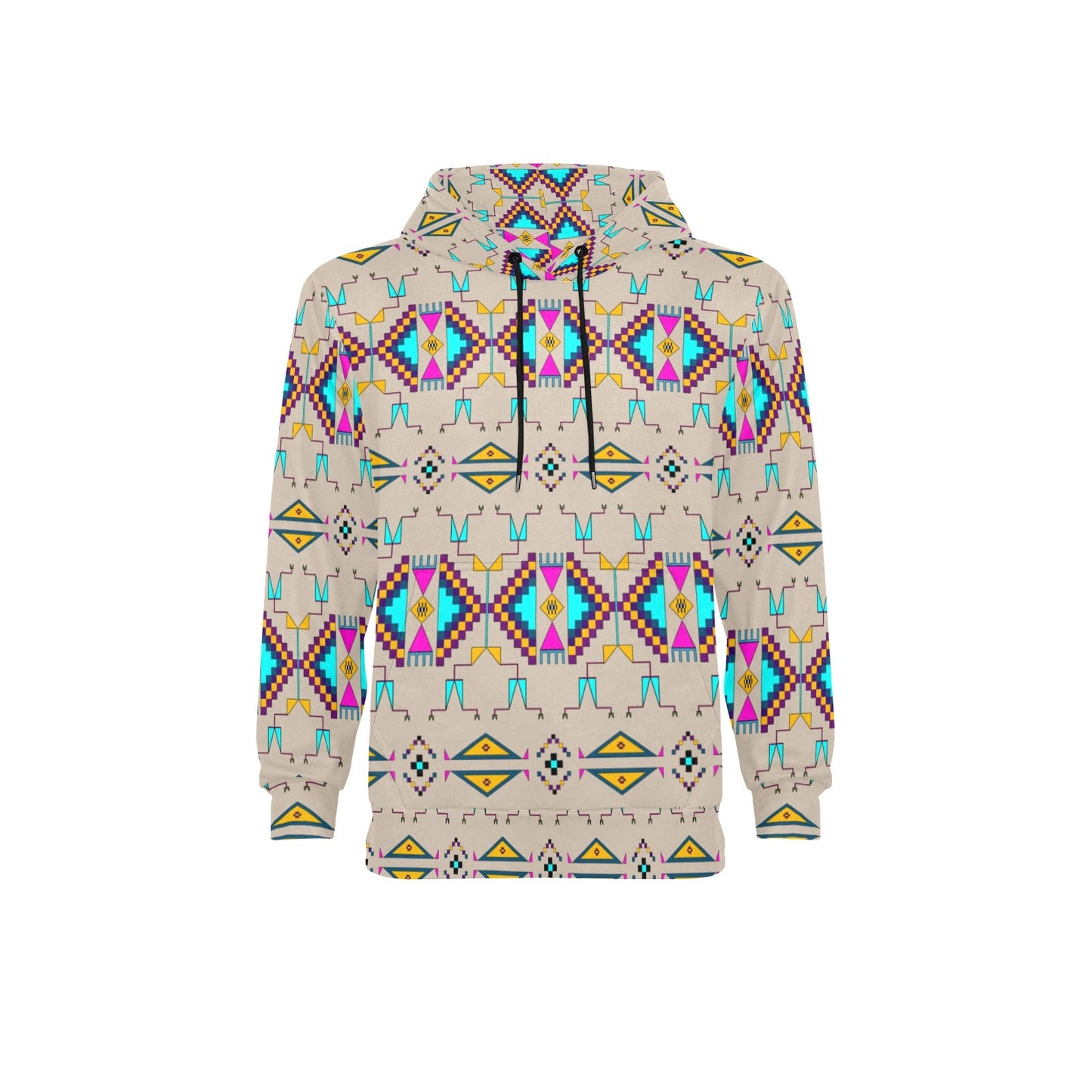 Rite of Passage Sand Men's Long Sleeve Fleece Hoodie