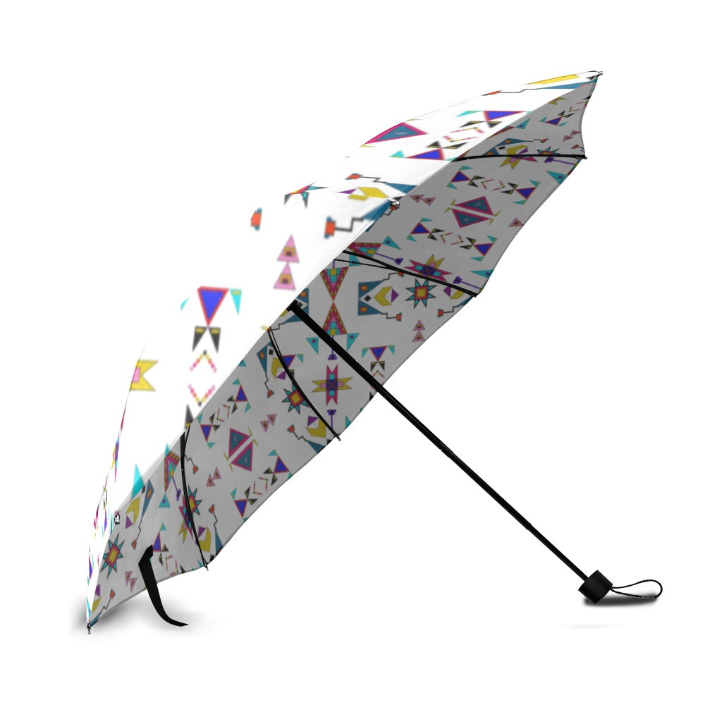 Enemy Territory White Foldable Umbrella