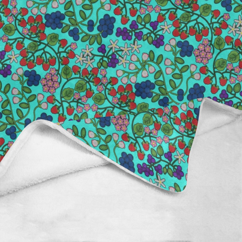 Takwakin Harvest Turquoise Ultra-Soft Micro Fleece Blanket 40"x50"
