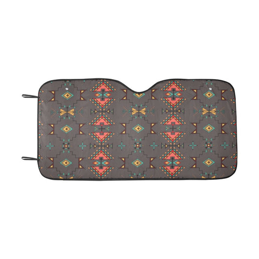 Thunder Flight Gray Car Sun Shade 55"x30"
