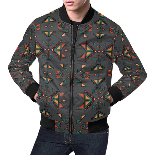 Arrow Dawn Gray Bomber Jacket for Men