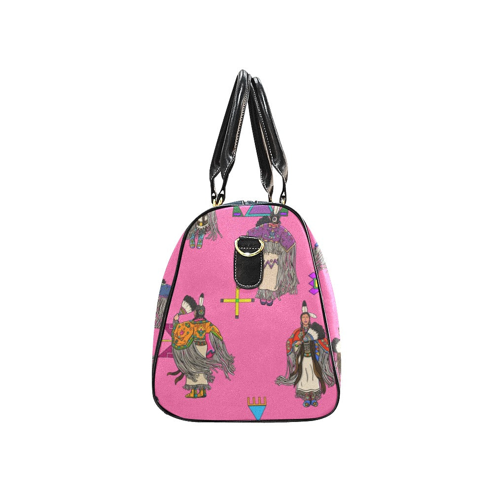 Women's Tradish Dancers Pink Large Travel Bag