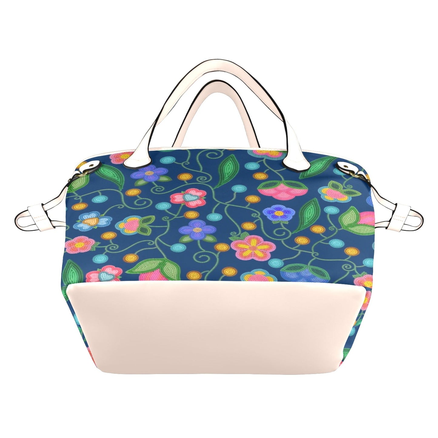 Skyberry Serenade Navy Clover Canvas Tote