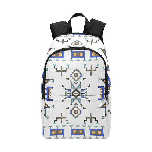 Eagle Strike White Fabric Backpack for Adult