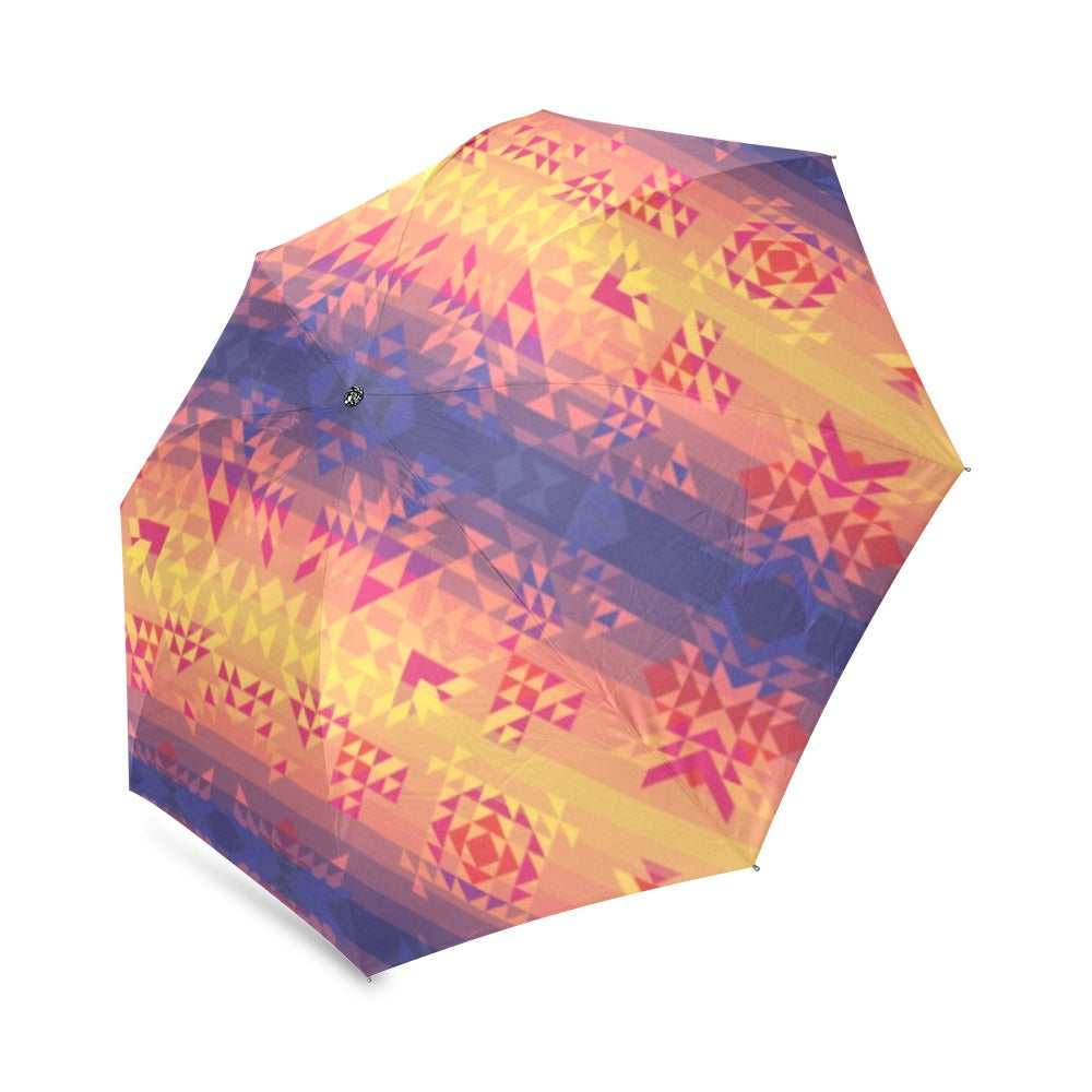 Soleil Indigo Foldable Umbrella