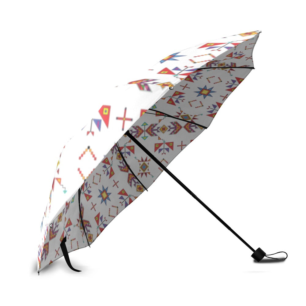 Scattered Generations White Foldable Umbrella