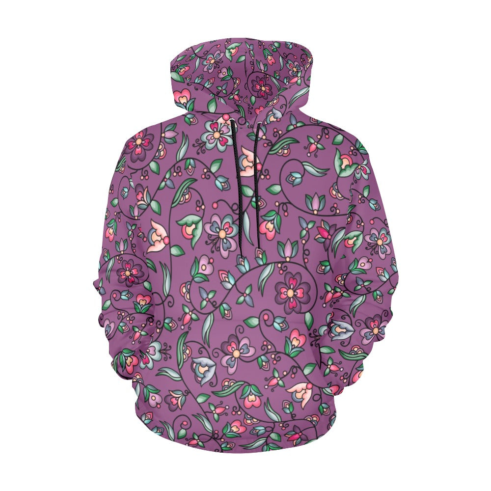 Amber Evening Garland Purple Hoodie for Men