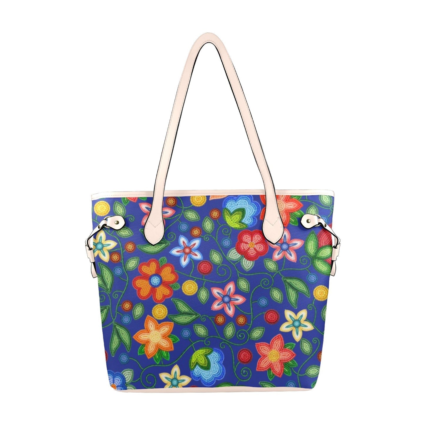 Morning Harmony Sapphire Clover Canvas Tote