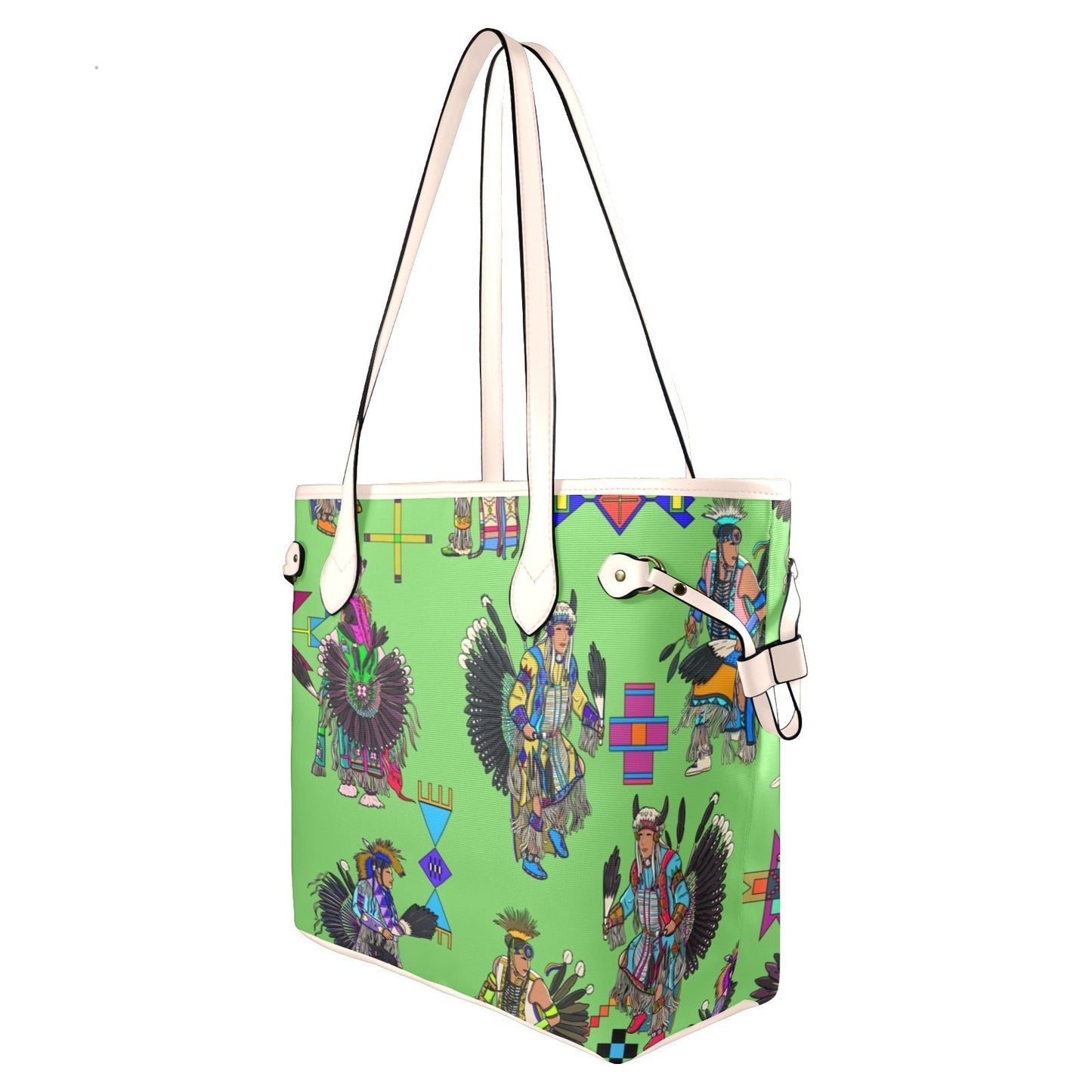 Men's Tradish Dancers Grass Clover Canvas Tote