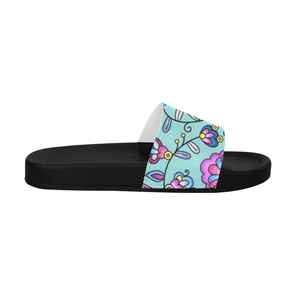 Autumn Bundle Blessing Turquoise Women's Slide Sandals