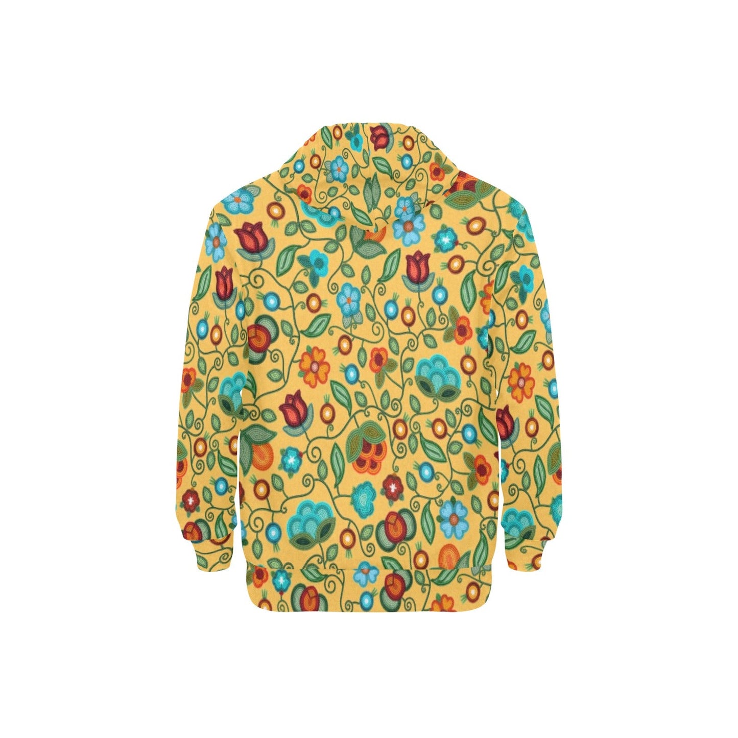 Prairie Fire Petals Honey Fleece Hoodie