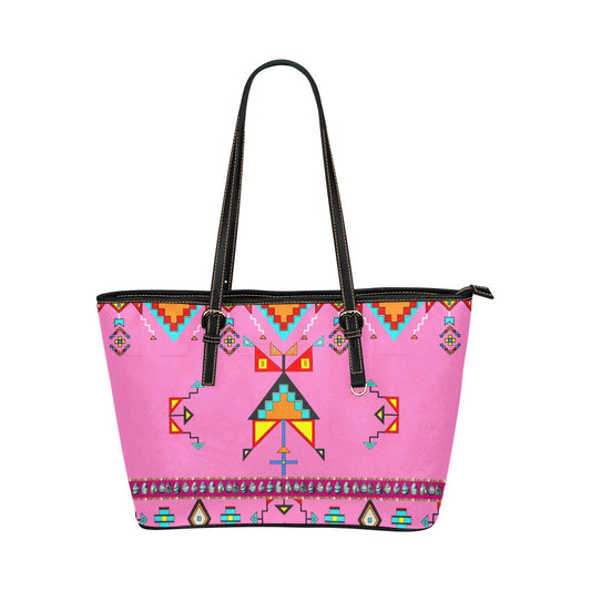 Sentinel of the Plains Pink Leather Tote
