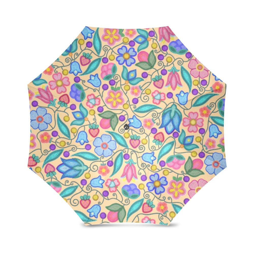 Sweet Offering Cream Foldable Umbrella (Model U01)