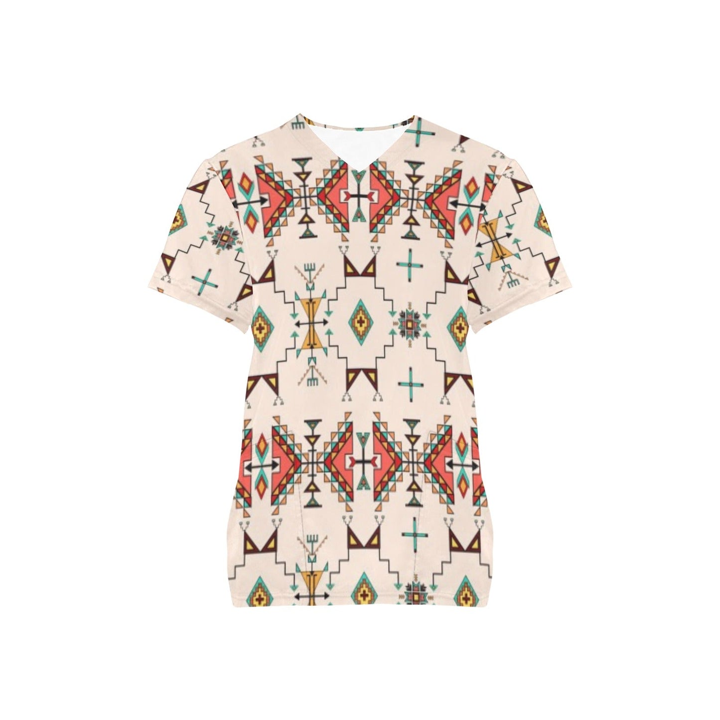 Thunder Flight Cream Scrub Top