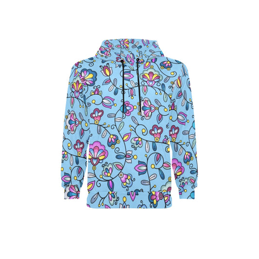 Autumn Bundle Blessing Blue Fleece Hoodie