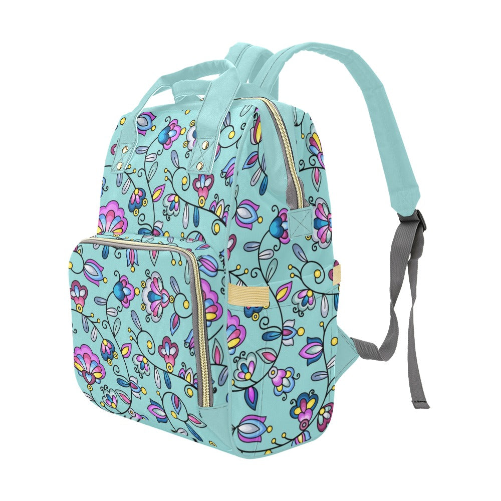 Autumn Bundle Blessing Turquoise Multi-Function Diaper Backpack/Diaper Bag
