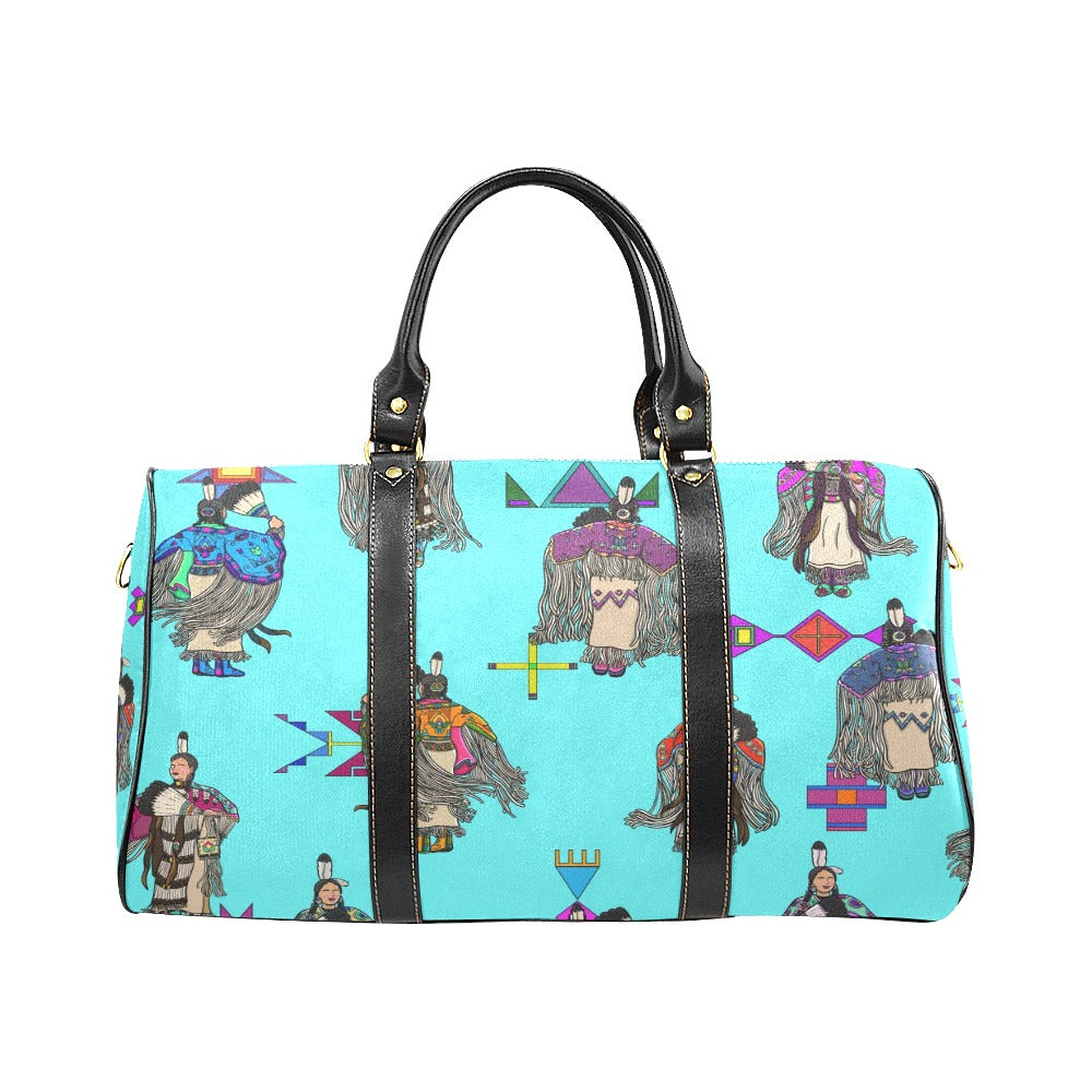 Women's Tradish Dancers Turquoise Small Travel Bag