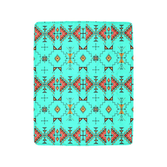 Thunder Flight Turquoise Ultra-Soft Micro Fleece Blanket 40"x50"