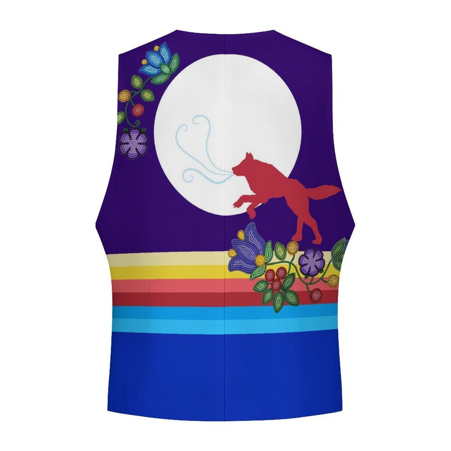 Spirit Guide Path Men's Sleeveless Suit Vest