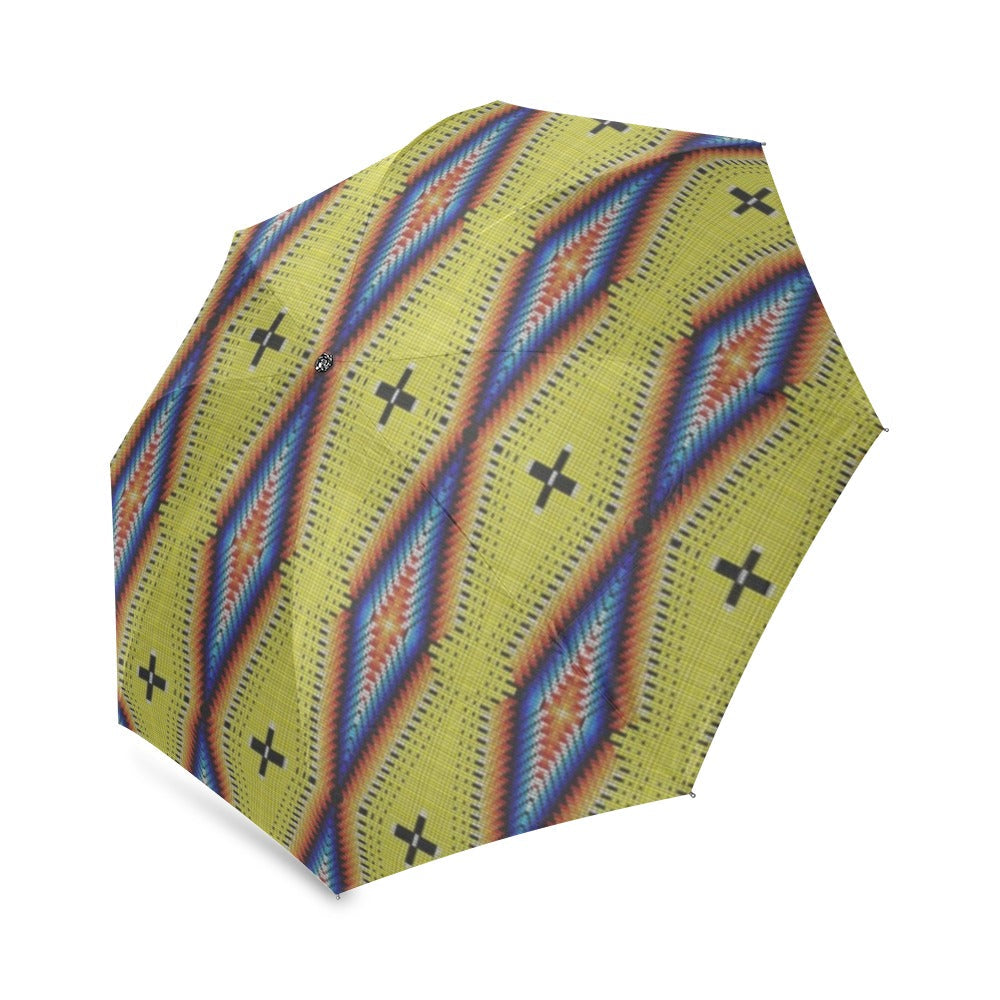 Diamond in the Bluff Yellow Foldable Umbrella