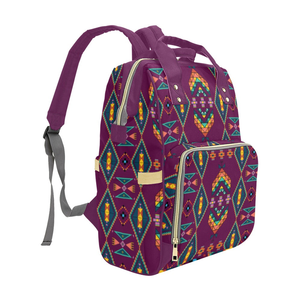 Travois Tipi Berry Multi-Function Diaper Backpack