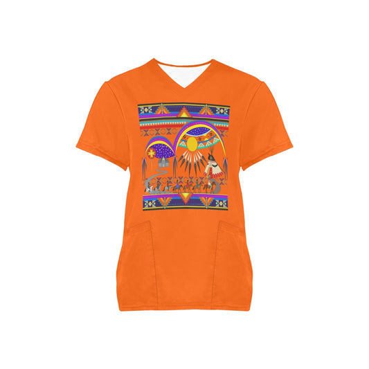 Seven Generations Medicine Scrub Top