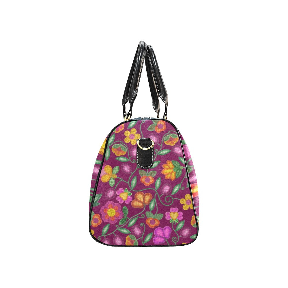 Boreal Bounty Dark Magenta Small Travel Bag