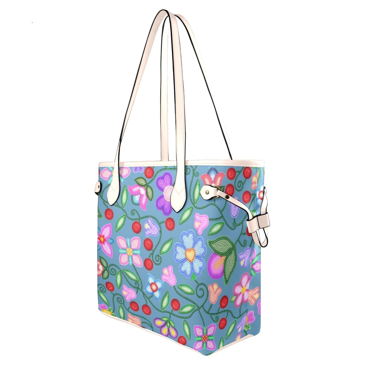 Petal Harmony River Clover Canvas Tote