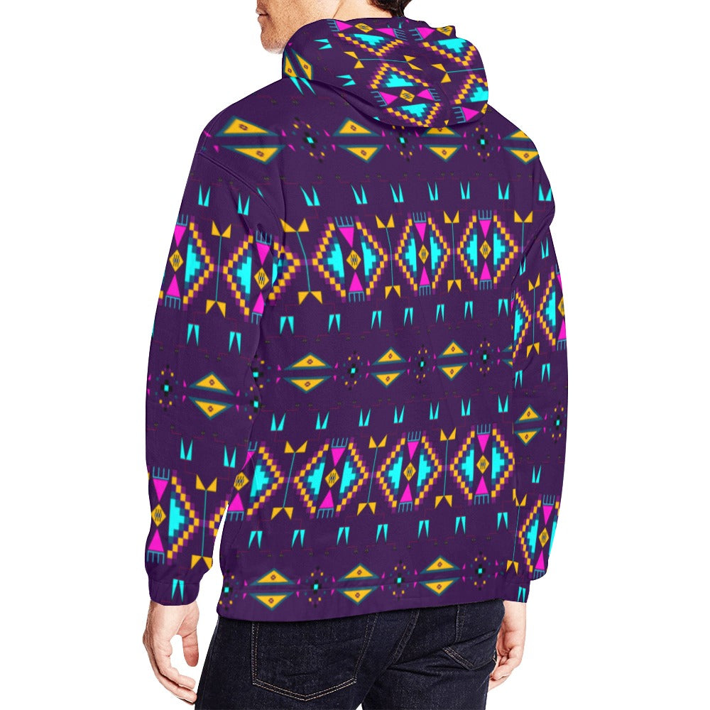 Rite of Passage Dark Purple Hoodie for Men