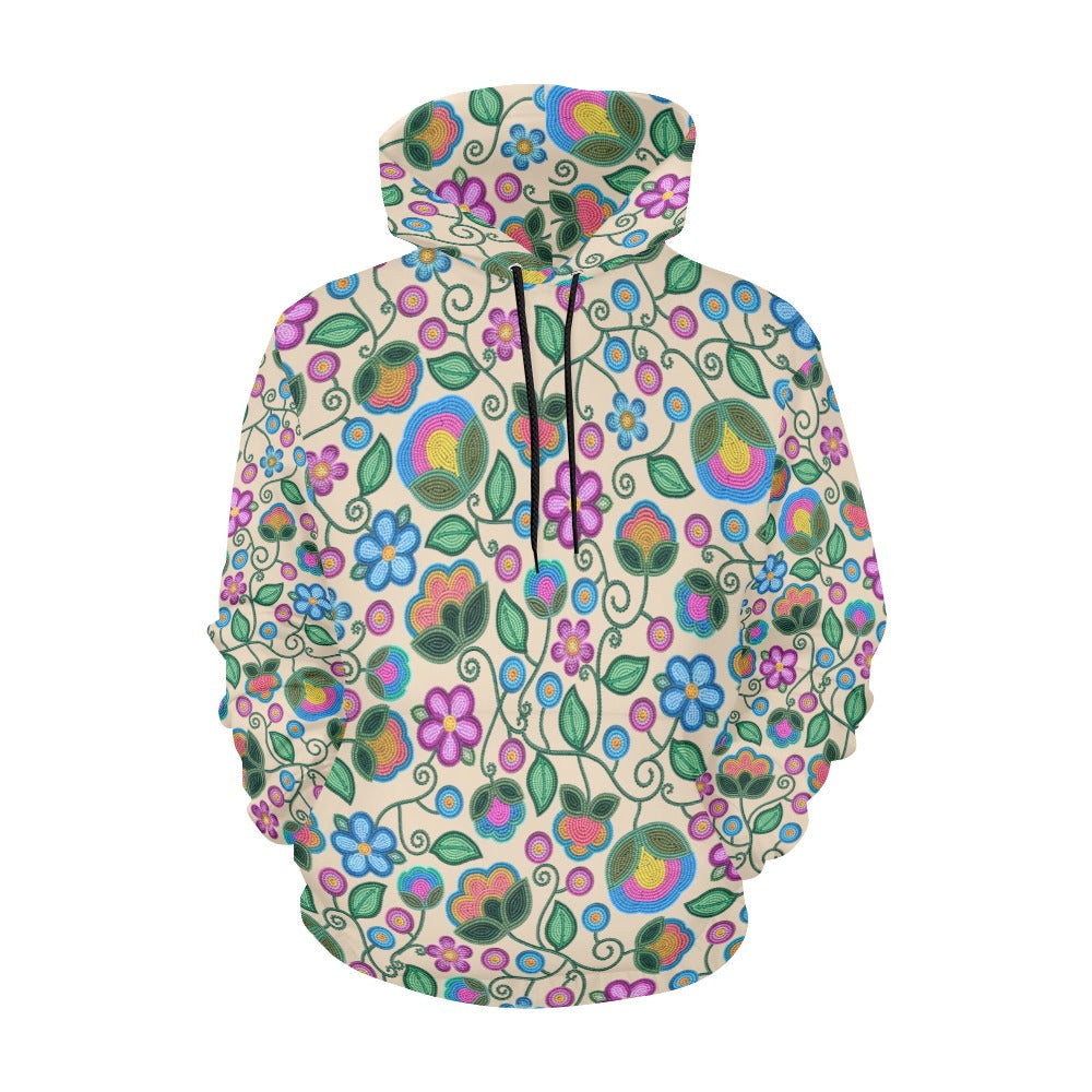 Turquoise Sunbeam Cream Hoodie for Women