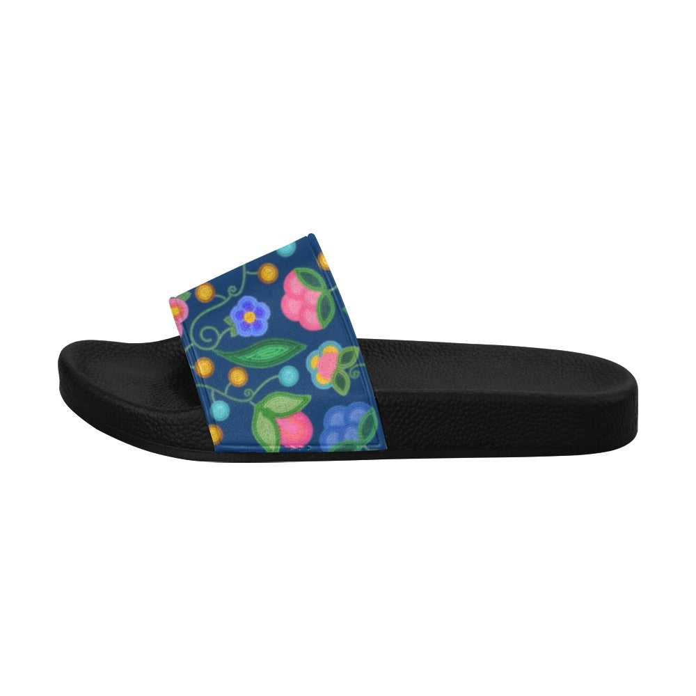 Skyberry Serenade Navy Slide Sandals