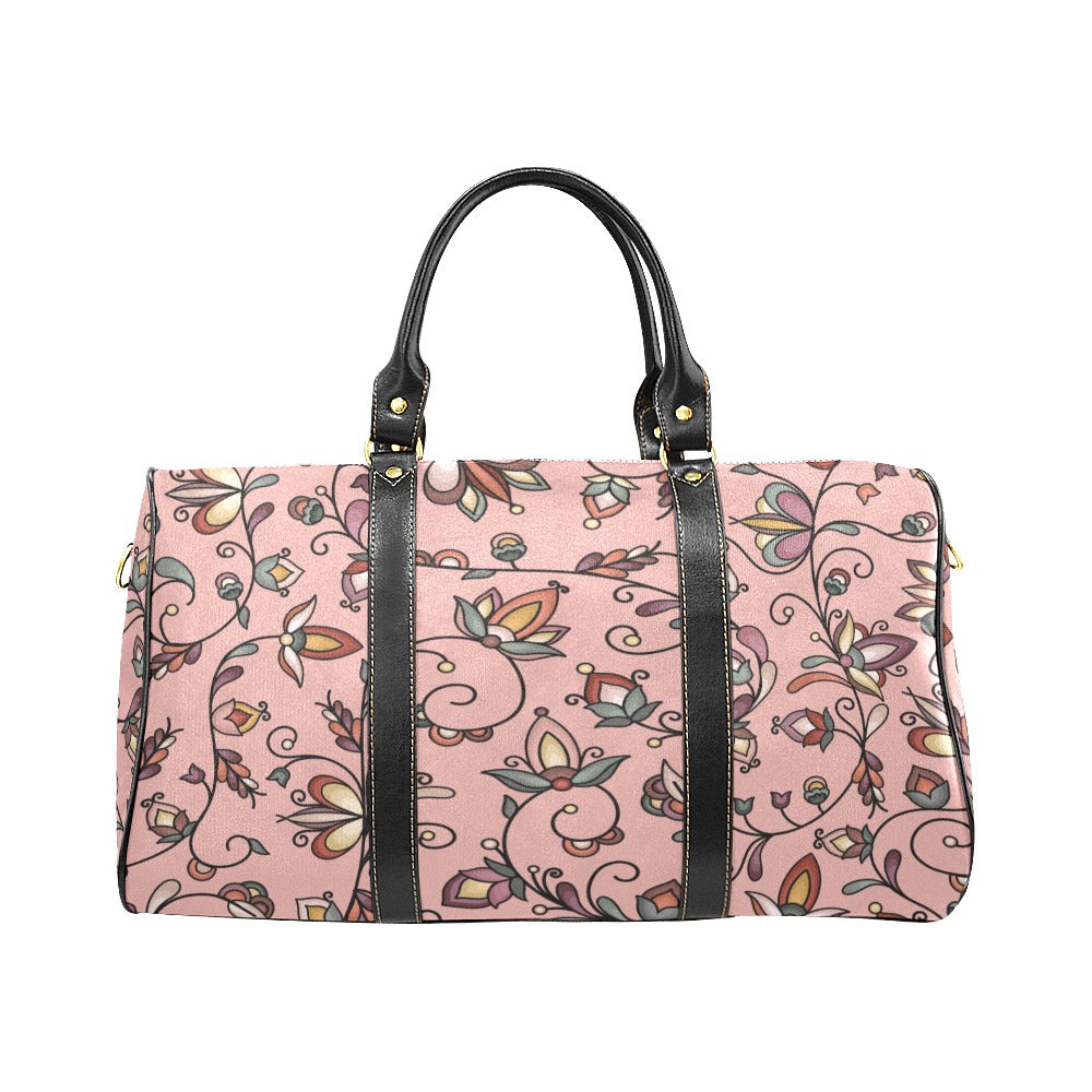 Burnt Sky Petals Peach Large Travel Bag